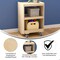 Flash Furniture Birch Plywood, 100 lbs Load Capacity, 16" L, 16" W, 25" H MK-KE24084-GG - alternate 9